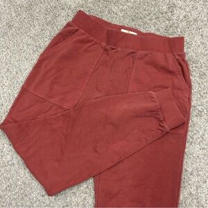 Marine Layer Joggers Sammi Women’s Small Red Fleece
